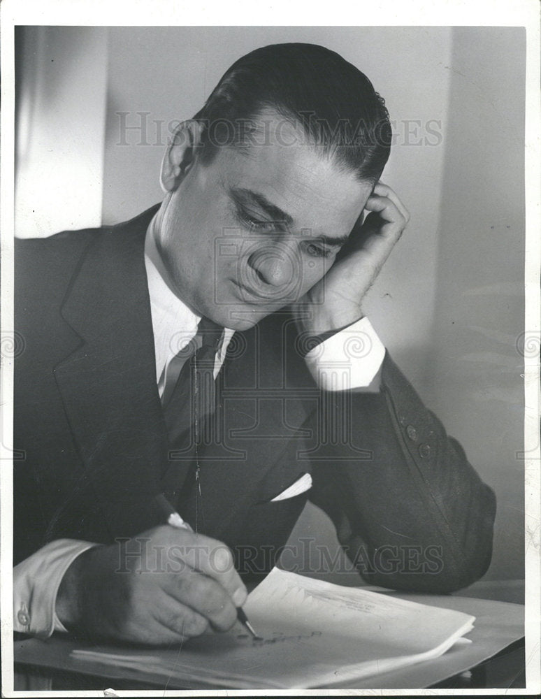 1938 Press Photo Harry George Kipke Football Coach - Historic Images