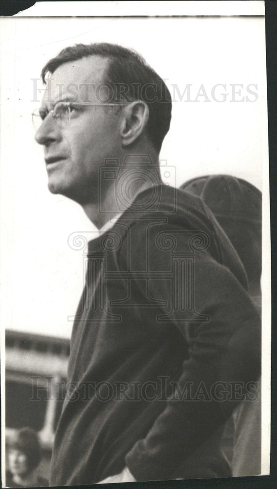 1938 Press Photo Herbert Bisler, U of M Coach - Historic Images