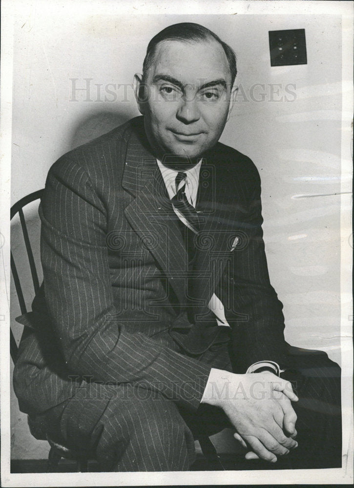 1939 Press Photo Charles Bowser Named Football Coach - Historic Images