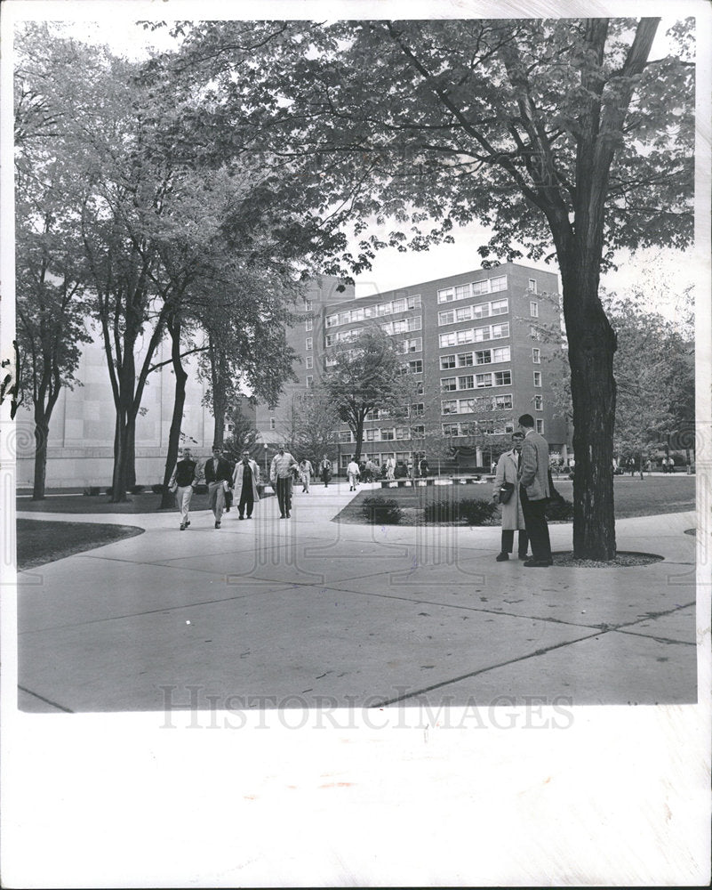 1976 Press Photo University Michigan Haven Background - Historic Images