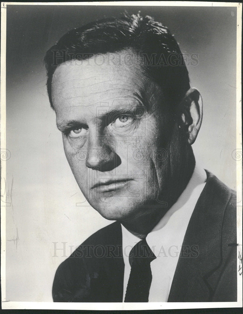 1961 Press Photo Wendell Reid Corey American Actor - Historic Images