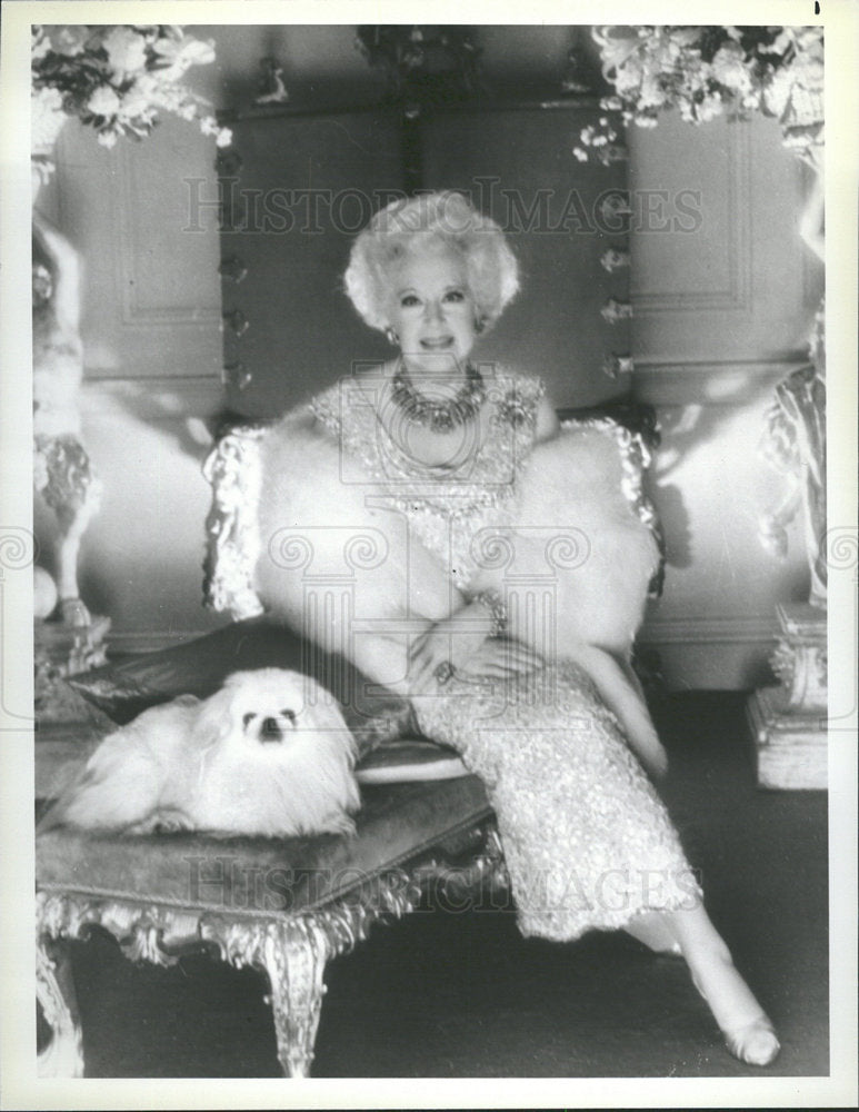 1979 Press Photo English Author Barbara Cartland - Historic Images