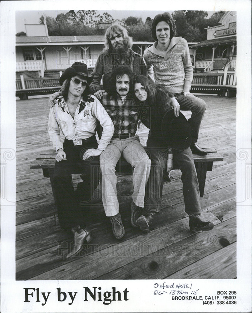 1977 Press Photo Fly By Night Band Rock Folk Country - Historic Images