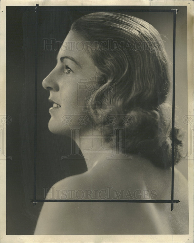 1941 Press Photo Leburta Gates Daughter Gates Rubber Co - Historic Images