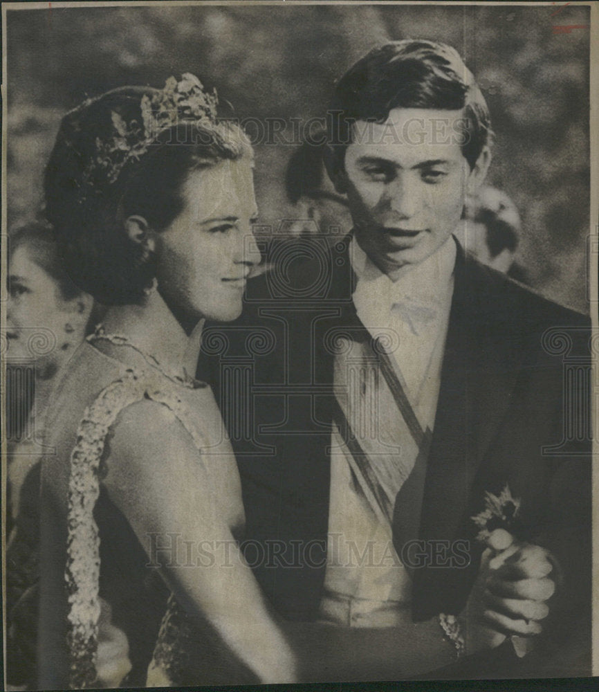 1967 Press Photo Prince Adam Queen Anne Marie Dancing - Historic Images