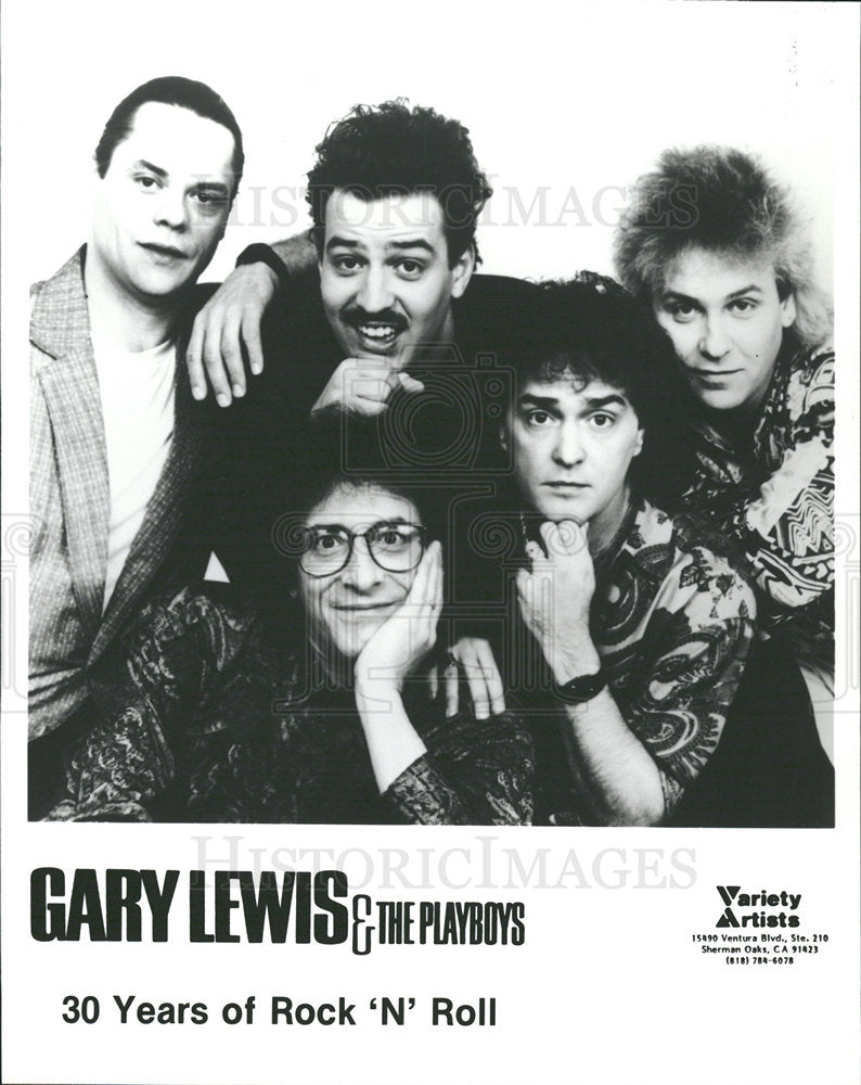 1992 Press Photo GARY LEWIS AND THE PLAYBOYS - Historic Images