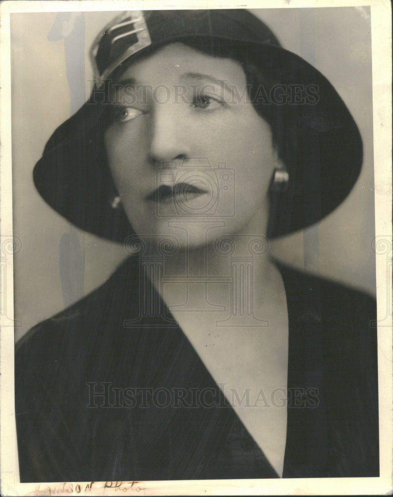 1933 Press Photo Mrs. Leroy Hinman Lamont Music School - Historic Images