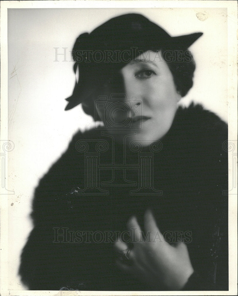 1936 Press Photo Florence Hamont-Hinman - Historic Images