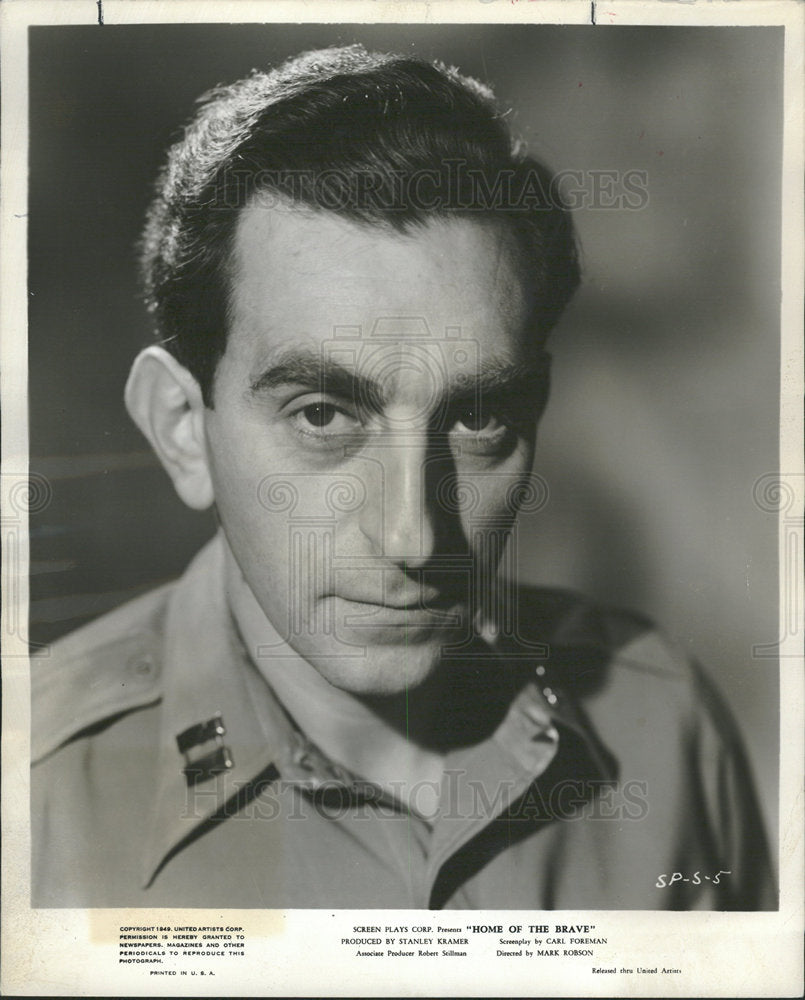 1949 Press Photo Jeff Corey Actor - RRY13505 - Historic Images