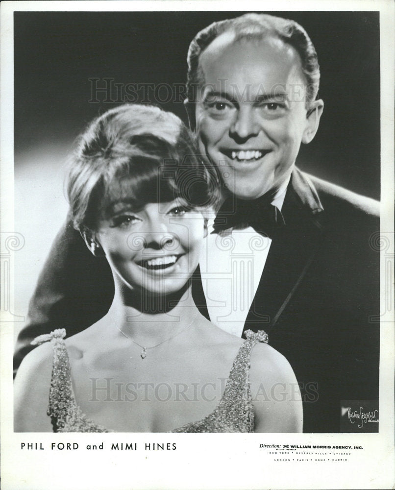 1965 Press Photo Mimi Hines   Singer  Phil Ford - Historic Images