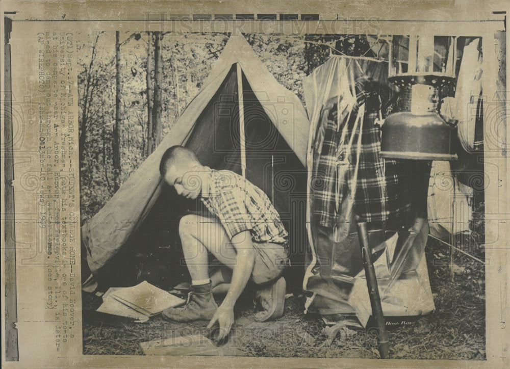 1969 Press Photo University Of Michigan Freshman Camps - Historic Images