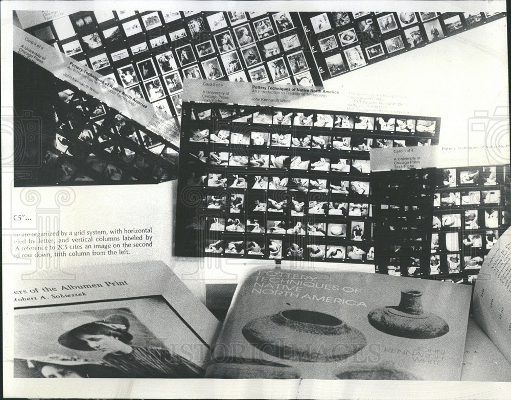 1977 Press Photo Text-Fiche Publication Form - Historic Images