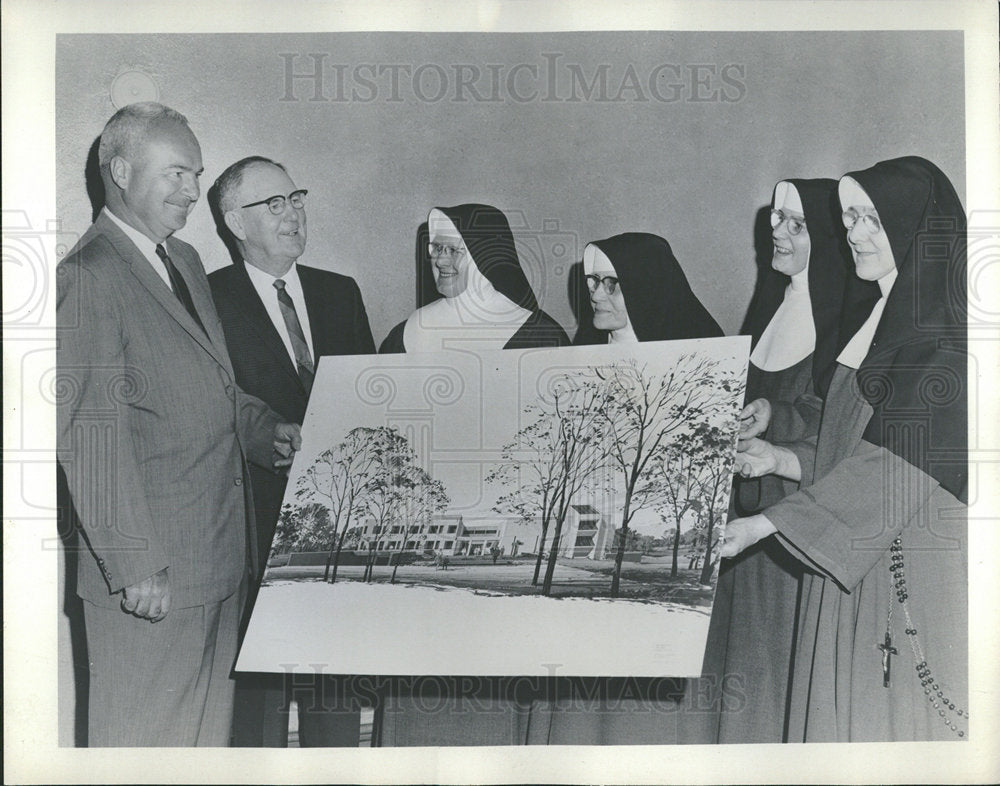 1965 Press Photo Poor Clares New Monastery Building  - Historic Images