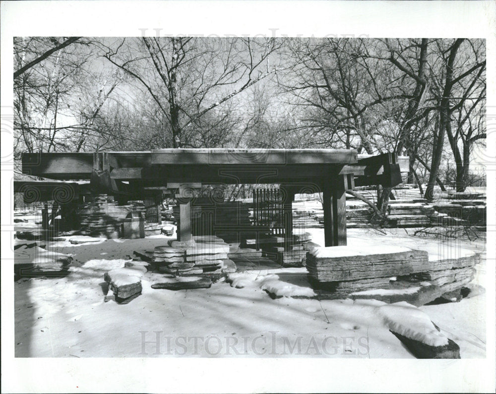 1994 Press Photo Restoration of the Lincoln Park Rooker - Historic Images