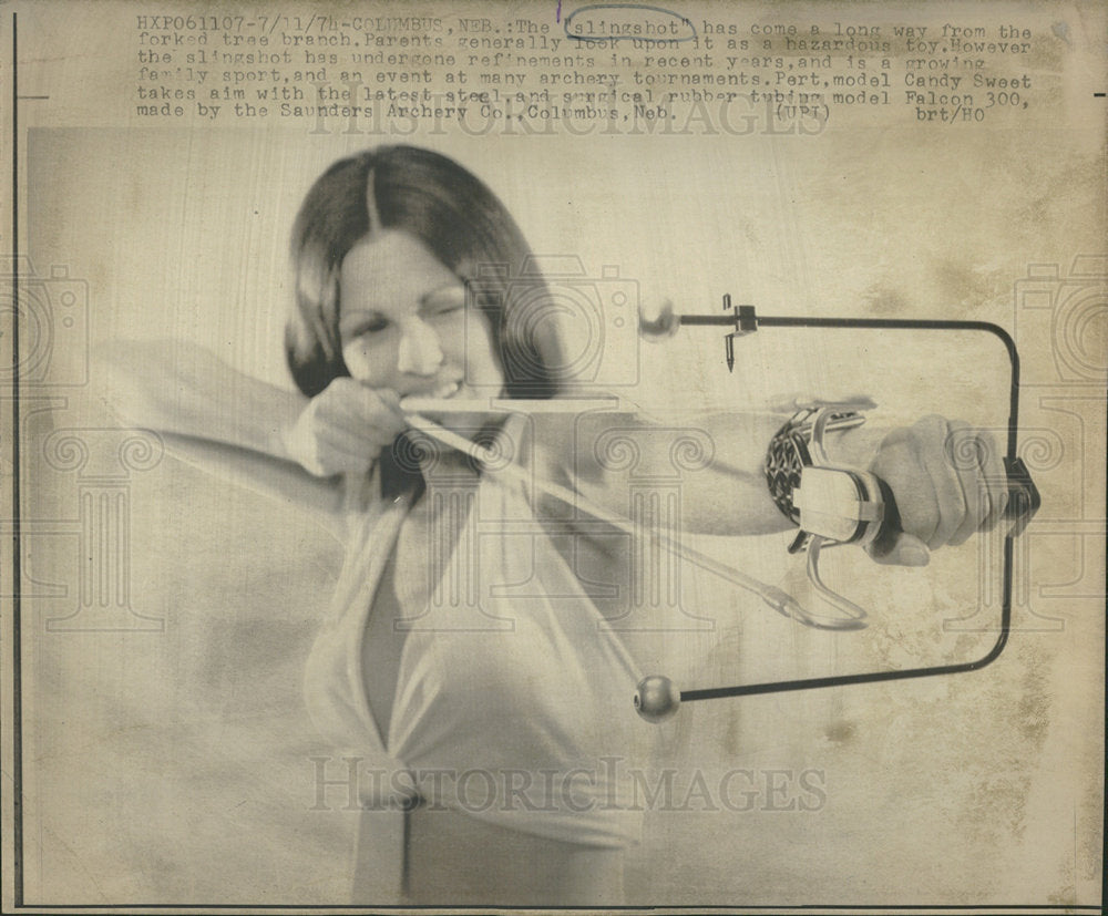 1974 Press Photo The "slingshot" Comes a Long Way - Historic Images