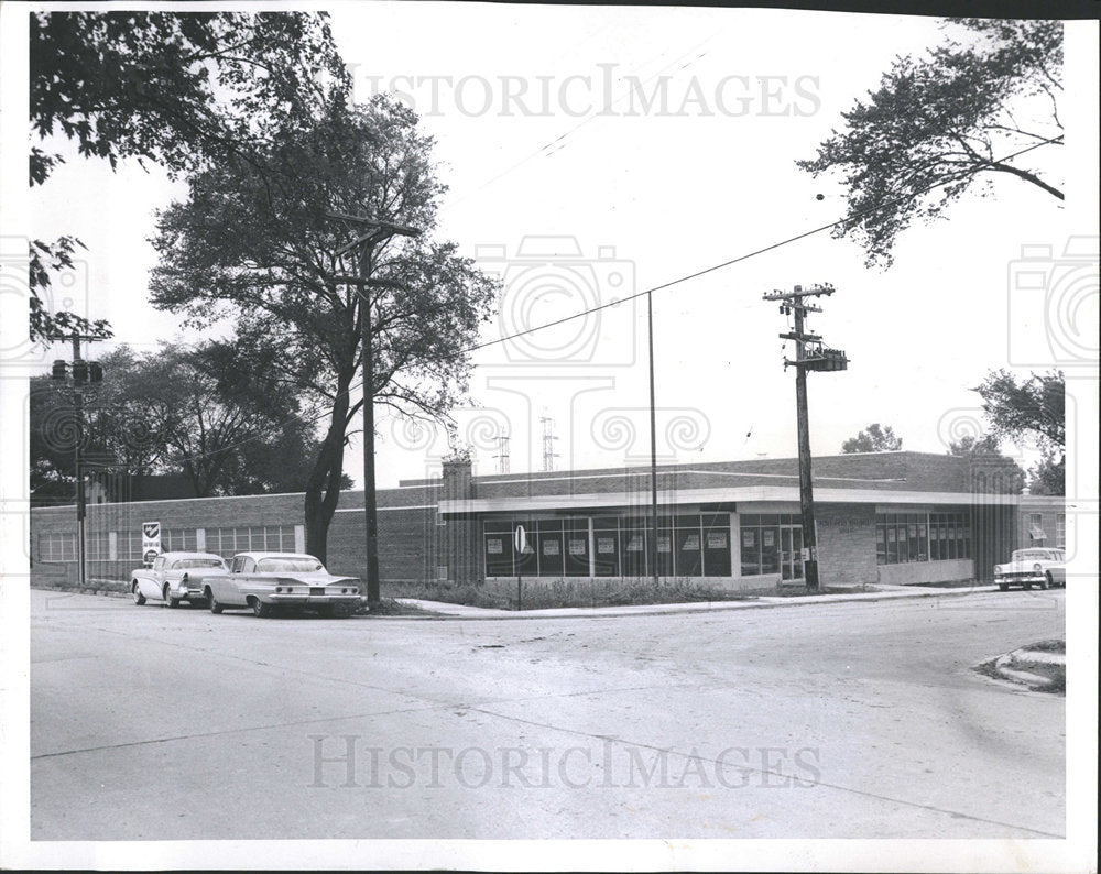 1960 Press Photo Skokie Illinois Post Office - Historic Images