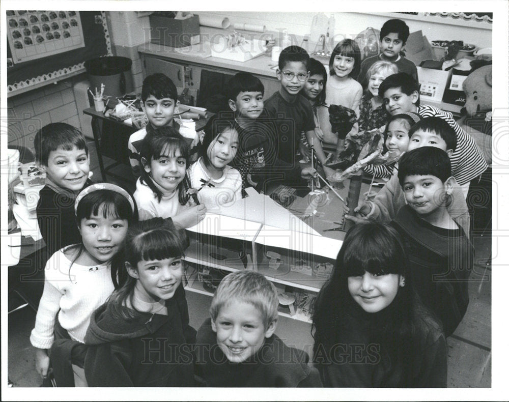 1994 Press Photo Students at East Prairie Elementary  - Historic Images