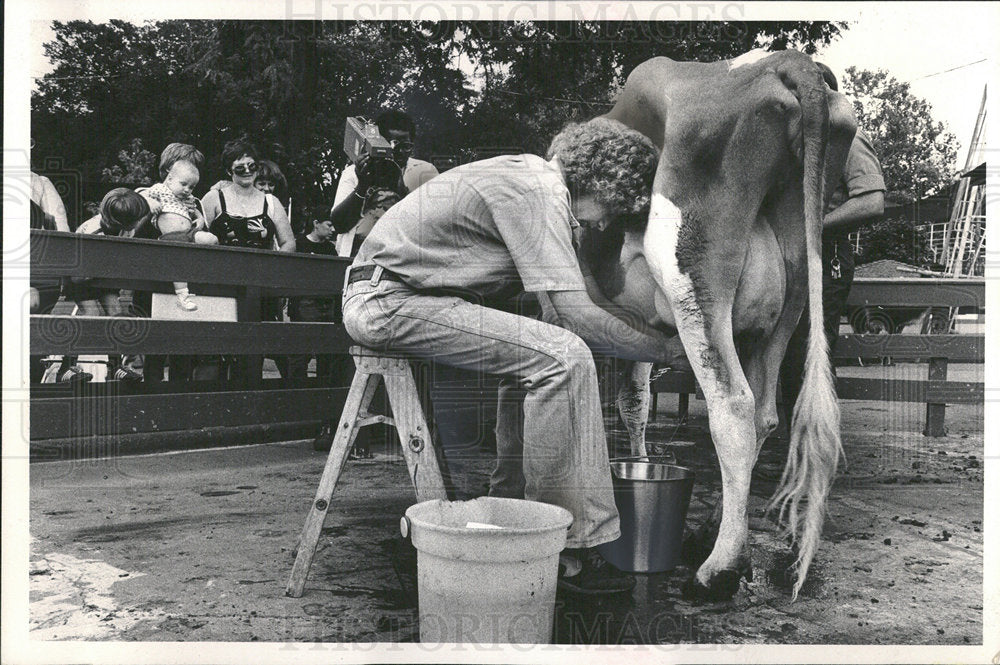 1980 Press Photo Brookfield Children Zoo Richard Bodmer - Historic Images