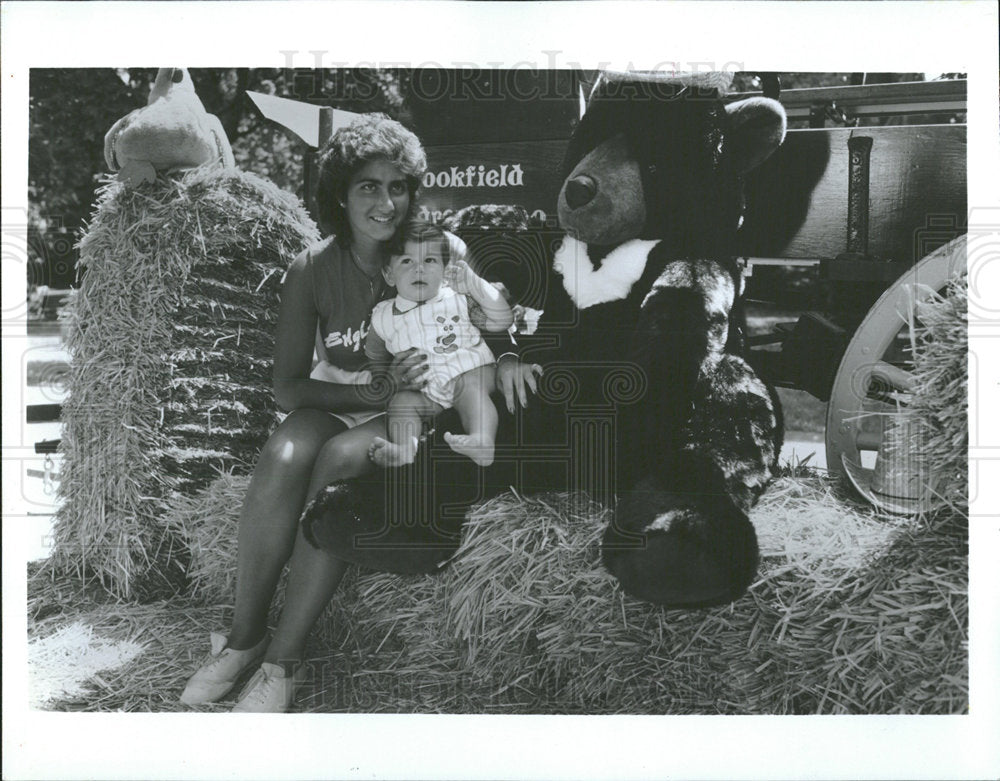 1985 Press Photo Teddy Bear Picnic Brookfield Zoo - Historic Images