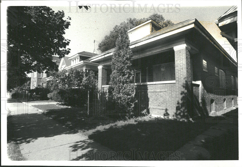1980 Press Photo Homes Housing South Elizabeth Chicago - Historic Images