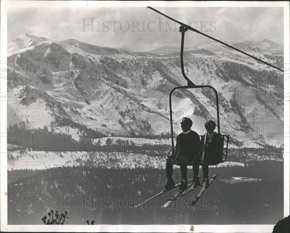 1967 Press Photo Daily News Heavenly Chairlift Sight  - Historic Images