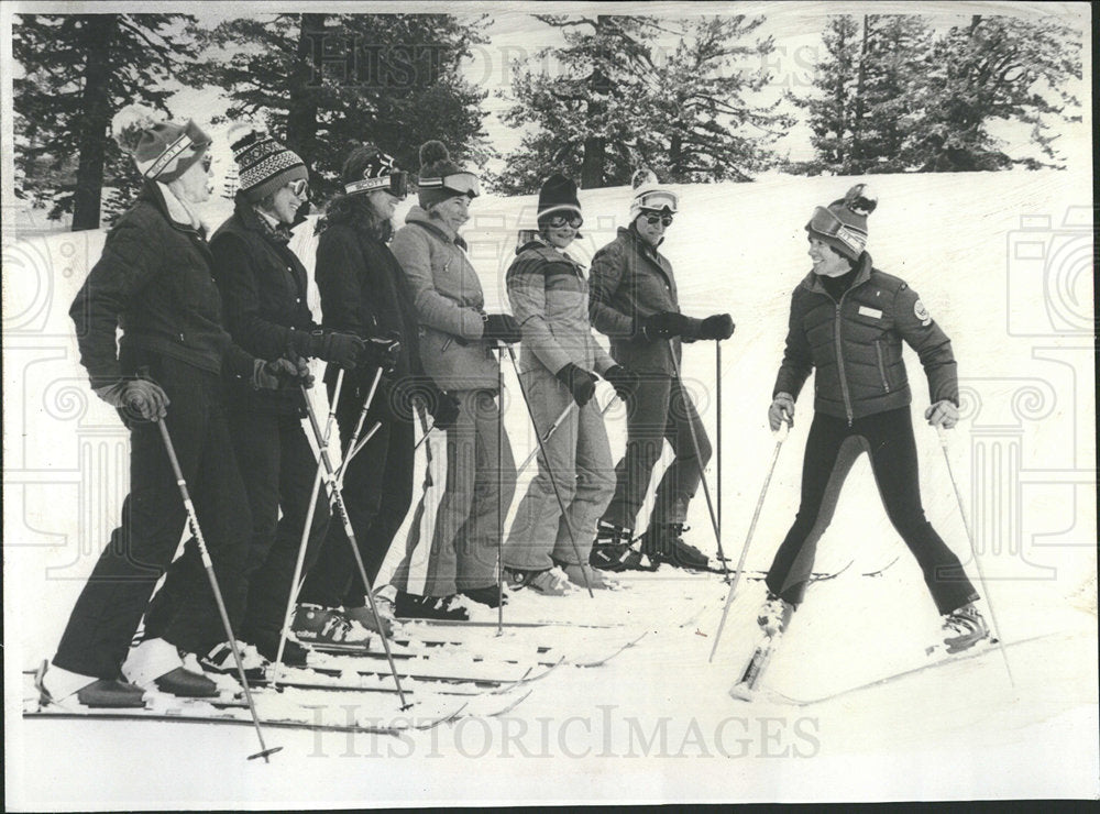 1978 Press Photo Elissa Slanger Woman&#39;s Way Ski Seminar - Historic Images