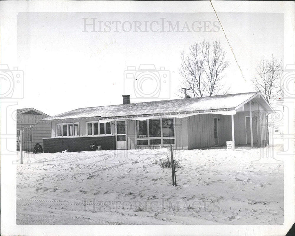 1960 Press Photo Country Aire Markham ranch style built - Historic Images