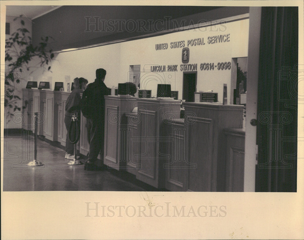1994 Press Photo Chicago Lincoln Park Post Office - Historic Images