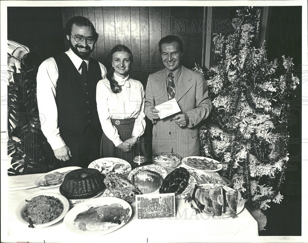 1978 Press Photo A Polis-Wigilia Christmas Dinner - Historic Images