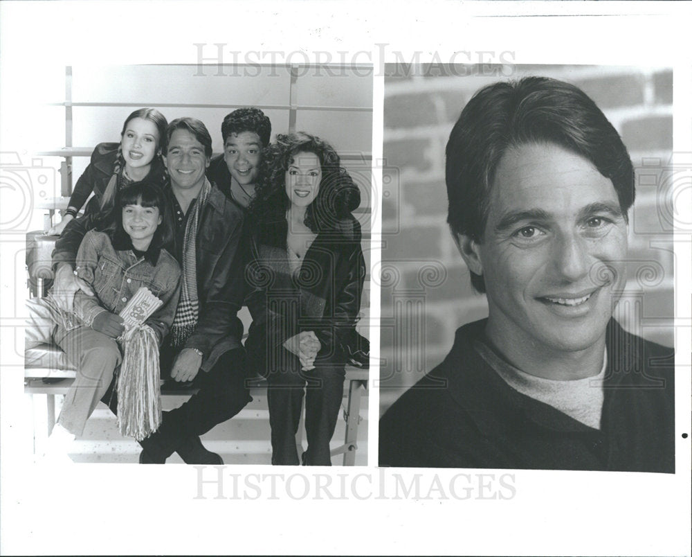 1997 Press Photo Tony Danza Tony DiMeo sportswriter - Historic Images