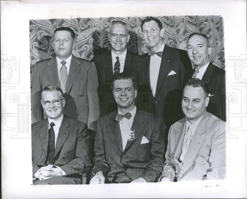 1955 Democrat Party Member Snap Michigan - Historic Images