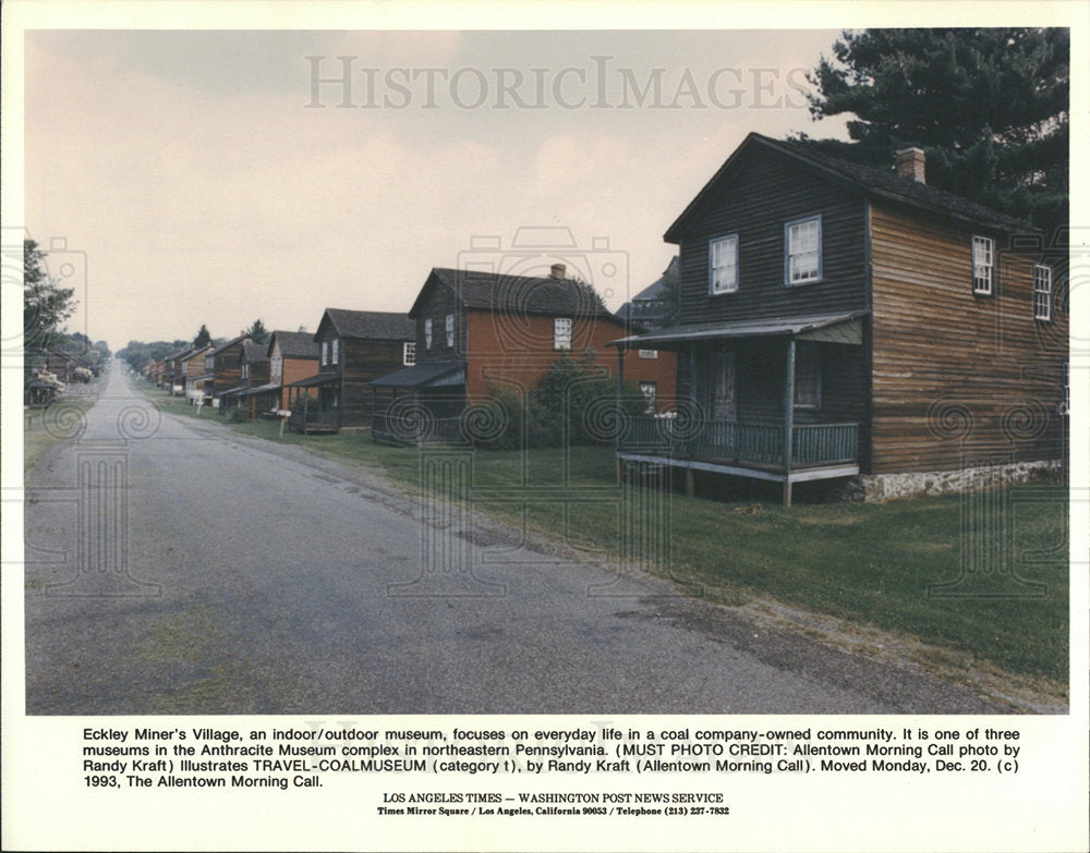 1994 Press Photo Eckley Miner Village Anthracite Museum - Historic Images