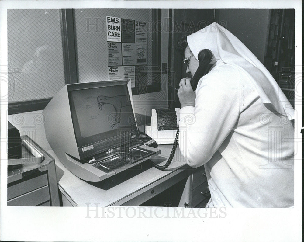 1977 Press Photo Sister mary eucharita poison dex mac - Historic Images