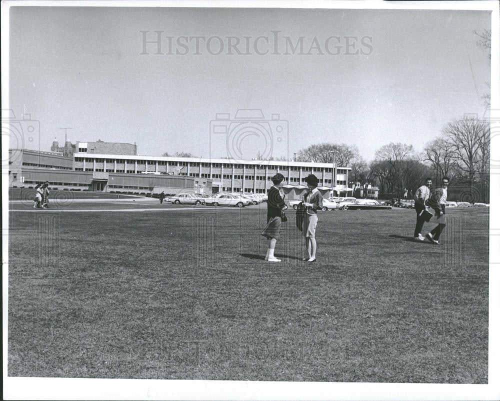 1964 Press Photo Gorman Building college  - Historic Images