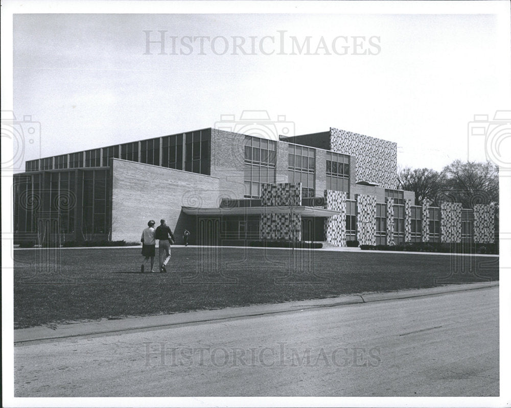 1964 Press Photo Noel Library Fleit University Lawrence - Historic Images