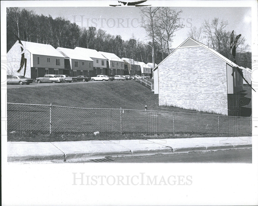 1966 Press Photo Michigan Tech Married Student Housing - Historic Images