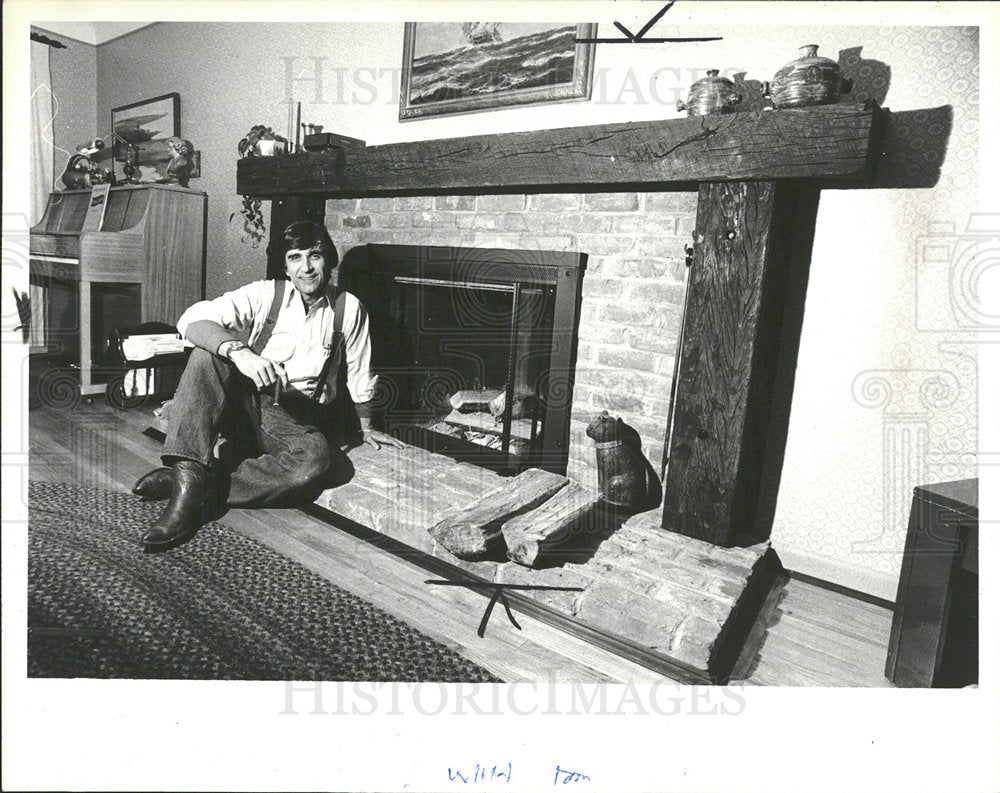 1981 Press Photo Jom McIntyre Newsman - Historic Images
