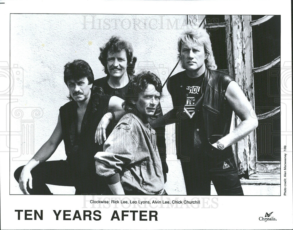 1990 Press Photo Blues-Rock Band Ten Years After - Historic Images