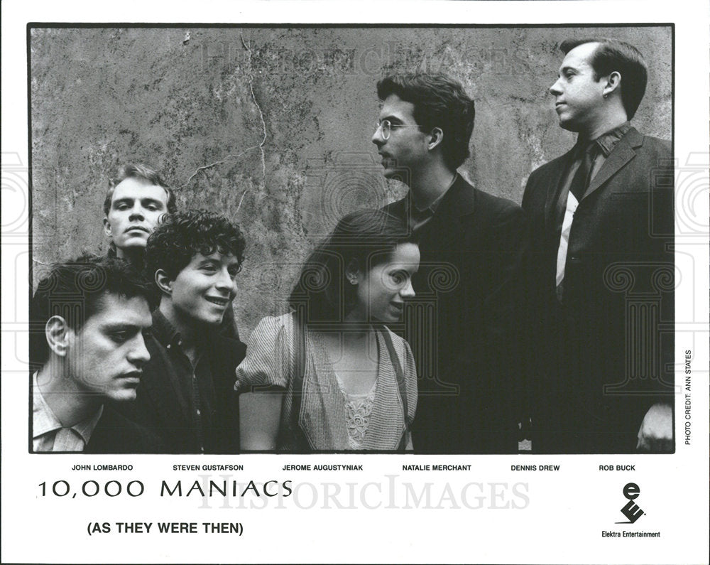 1991 Press Photo Alternative Rock Band 10,000 Maniacs - Historic Images
