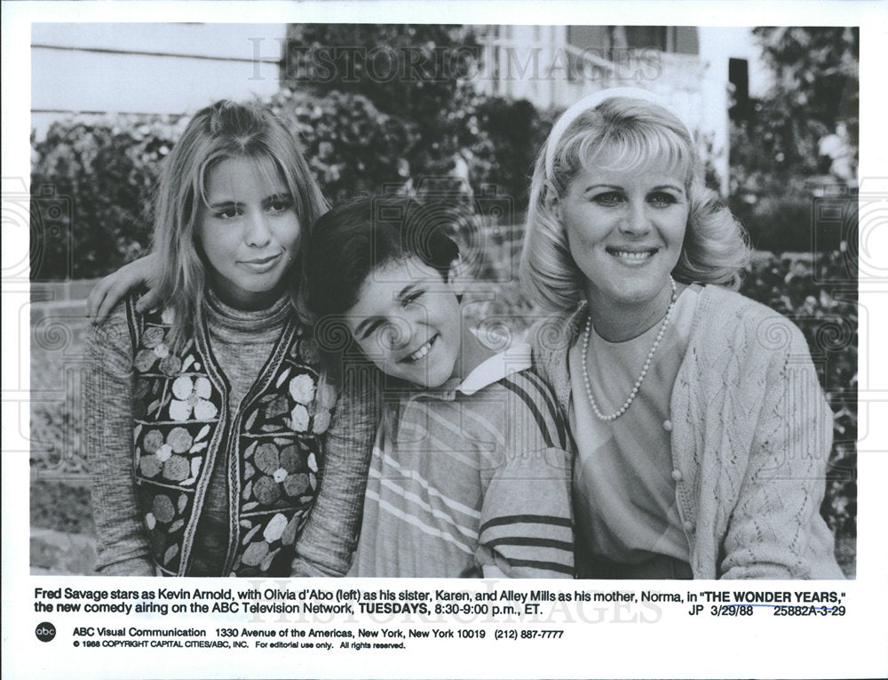 1996 Press Photo The Wonder Years Fred Savage TV Series - Historic Images