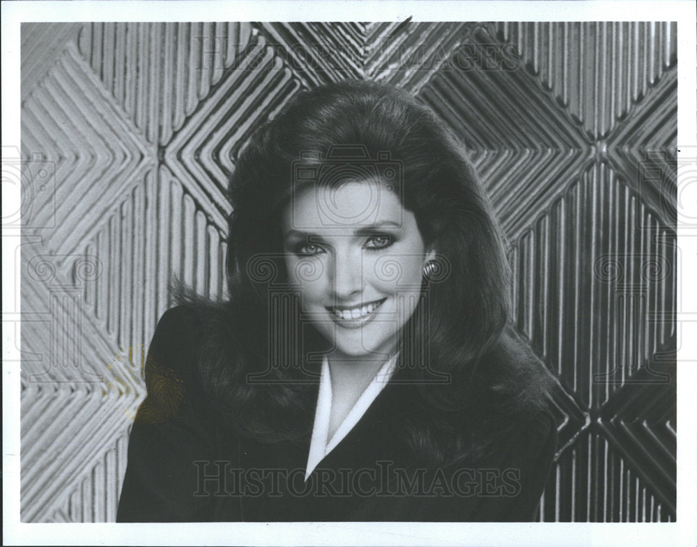 1984 Press Photo Morgan Brittany American Film Actress - Historic Images