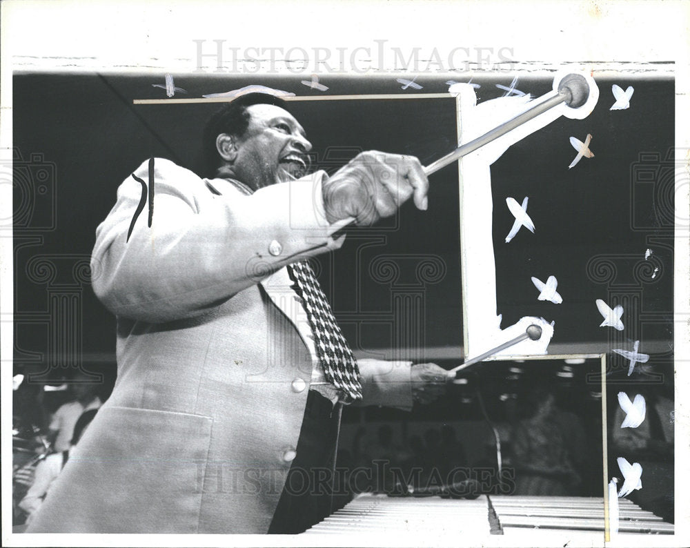 1980 Press Photo Lionel Hampton Jazz Musician - Historic Images