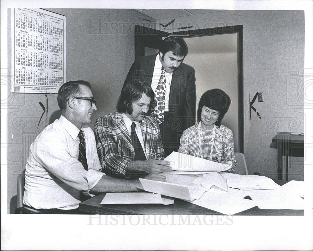 1974 Press Photo Juvenile Court Volunteers - Historic Images