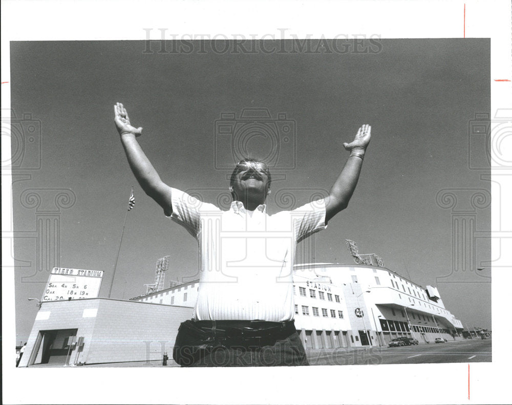 1991 Press Photo David Malhalab Police - Historic Images