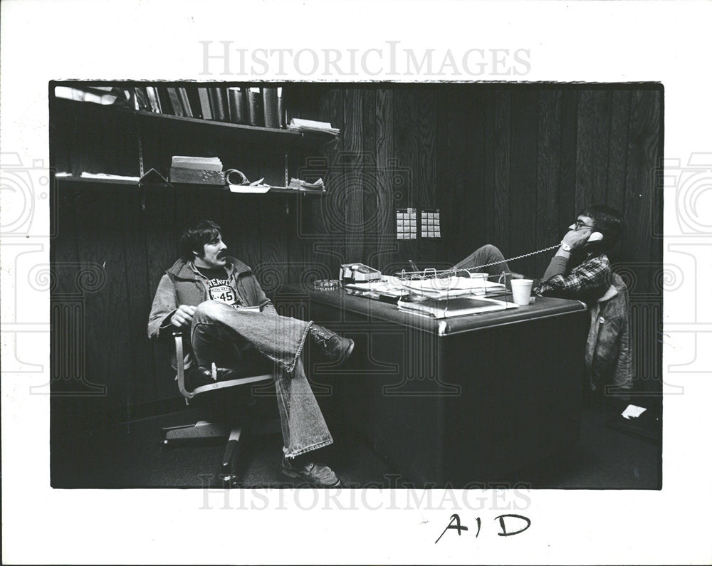 1982 Press Photo PHIL CRONRRITE GETT HILP JAY McMURRAN - Historic Images