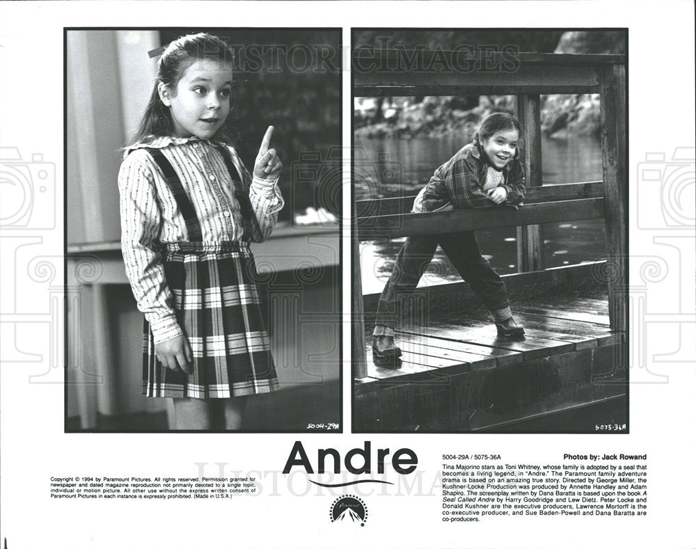 1994 Press Photo Tina Majorino American Film TV Actress - Historic Images
