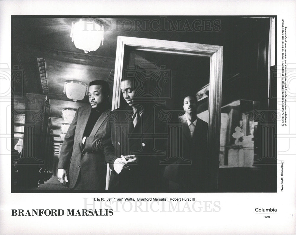 1993 Press Photo Branford Marsalis Saxophonist Composer - Historic Images
