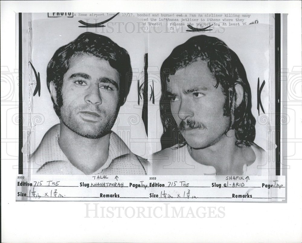 1973 Airplane Hijackers Terrorism Chicago - Historic Images