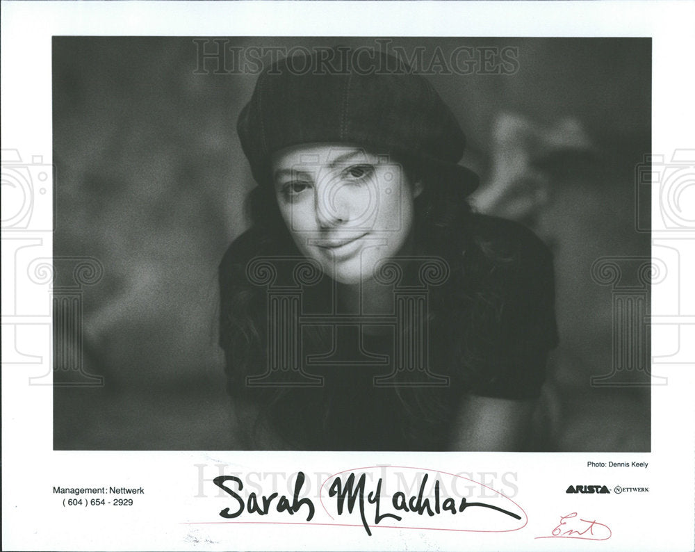 1995 Press Photo Sarah McLachlan Entertainer Musician - Historic Images
