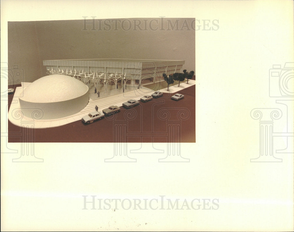 1984 Press Photo Detroit African American Museum - Historic Images